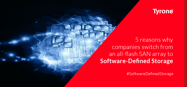5 advantages of SDS over Traditional All-Flash SAN Array