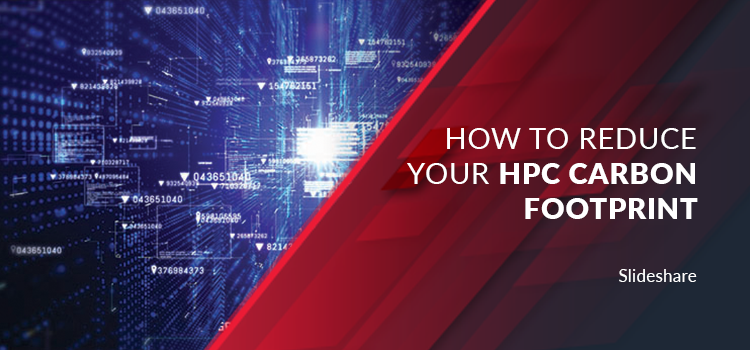 How to Reduce your HPC Carbon Footprint